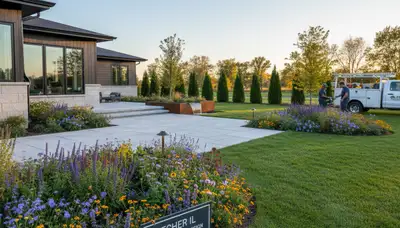 Landscaping service in Chicago, IL for residential and commercial outdoor maintenance
