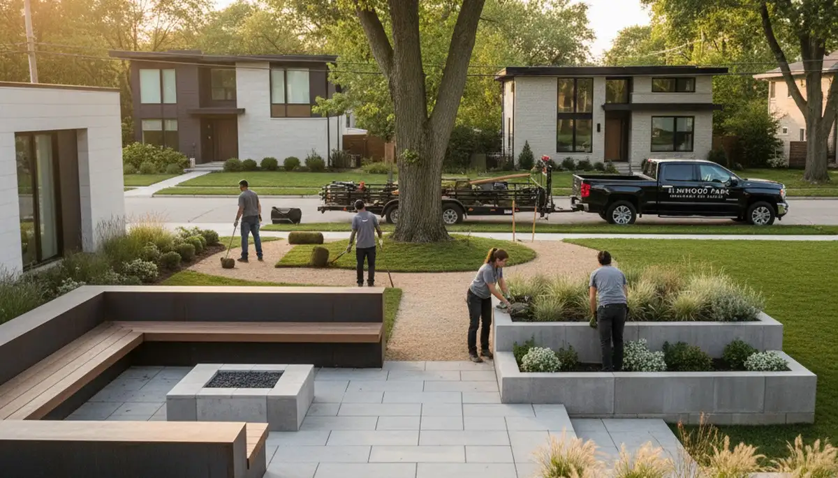 Chicago, IL landscaping services for residential and commercial outdoor property maintenance and design
