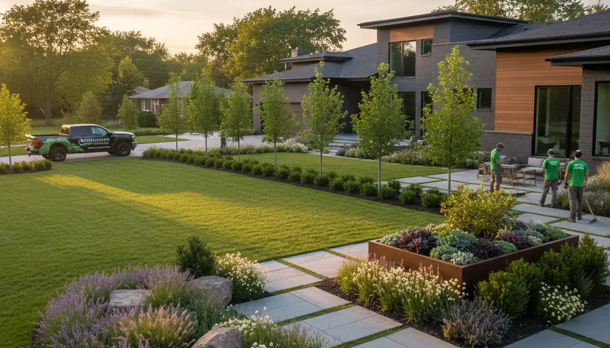 Landscaping service in Chicago, IL for residential and commercial outdoor maintenance