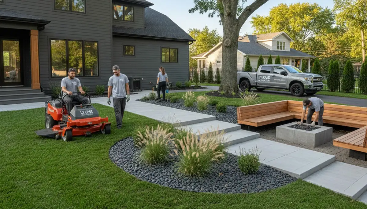 Landscaping service in Chicago, IL for residential and commercial outdoor property maintenance