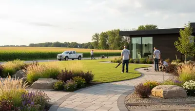 Landscaping service in Chicago, IL for residential yard design and maintenance