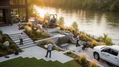 Chicago IL landscaping service for residential and commercial lawn care and garden maintenance