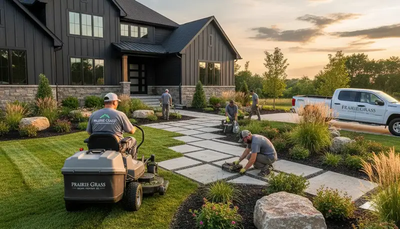 Chicago, IL landscaping service by Landscapers Chicago IL for residential and commercial properties