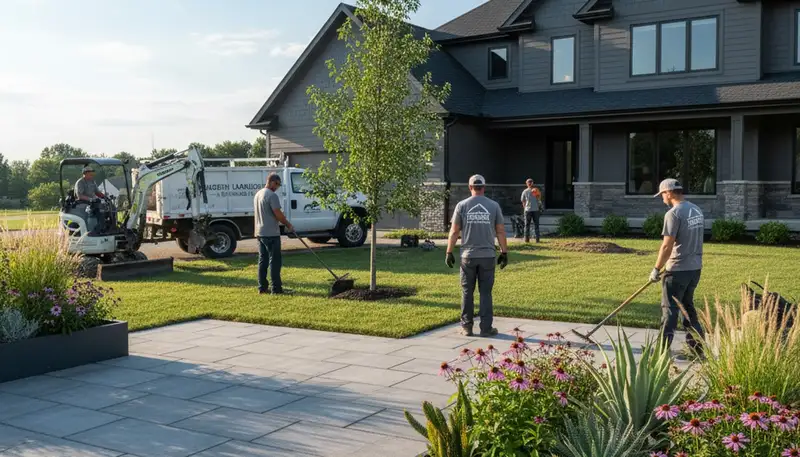 Chicago, IL landscaping service for residential and commercial outdoor maintenance