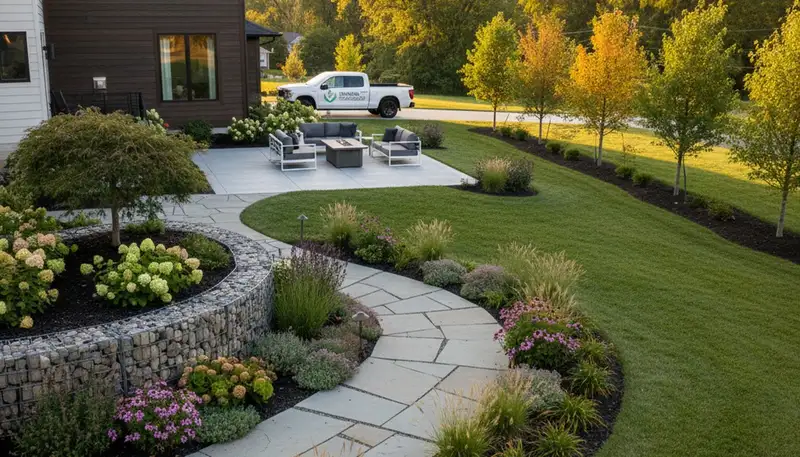 Landscape team servicing Chicago, IL with professional landscaping for residential and commercial properties